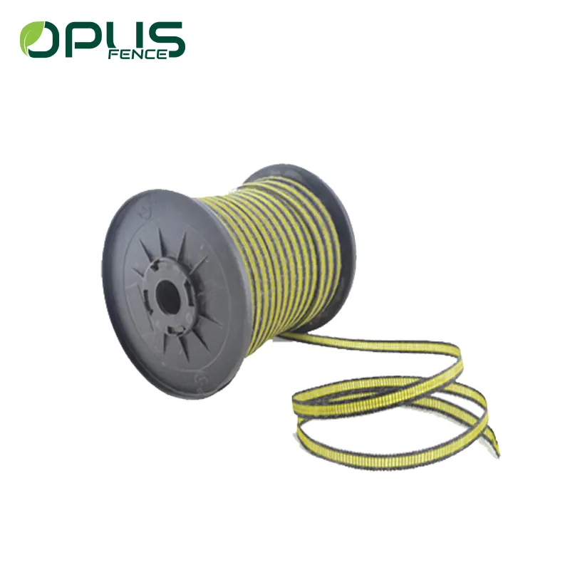 Easily assembled temporary livestock 0.2mm stainless steel farm electric fence polytape for sheep