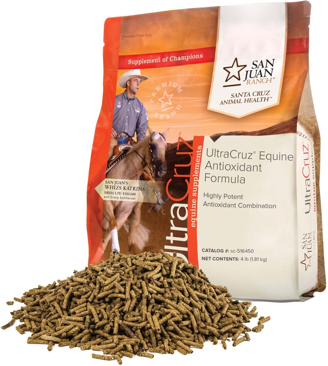 UltraCruz Antioxidant Formula Immune Support Powder Horse Supplement