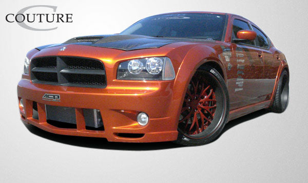 2006-2010 Dodge Charger Couture Urethane Luxe Wide Body Front Fender Flares - 2 Piece