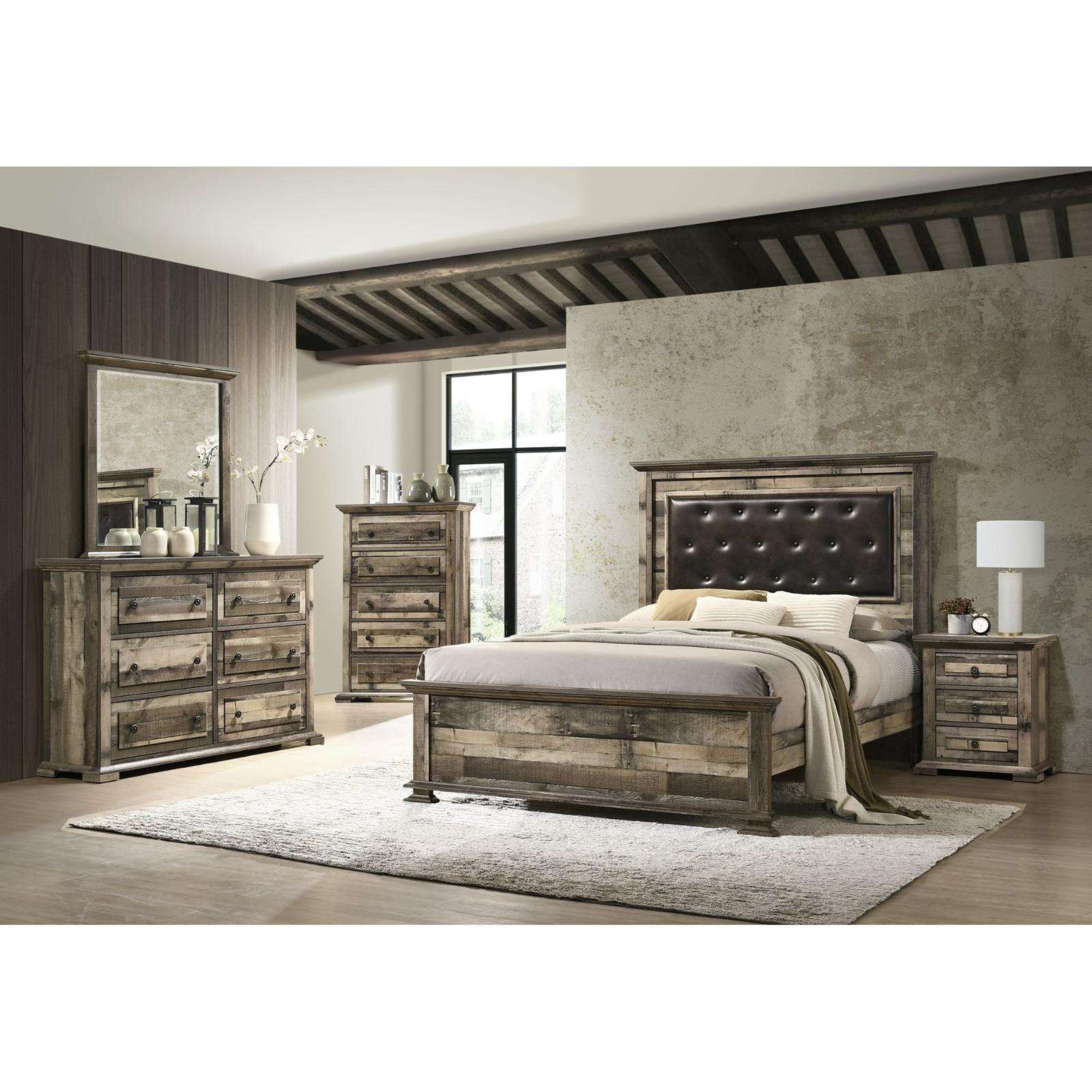 Picket House Furnishings Shayne Twin Panel Bed in Drift