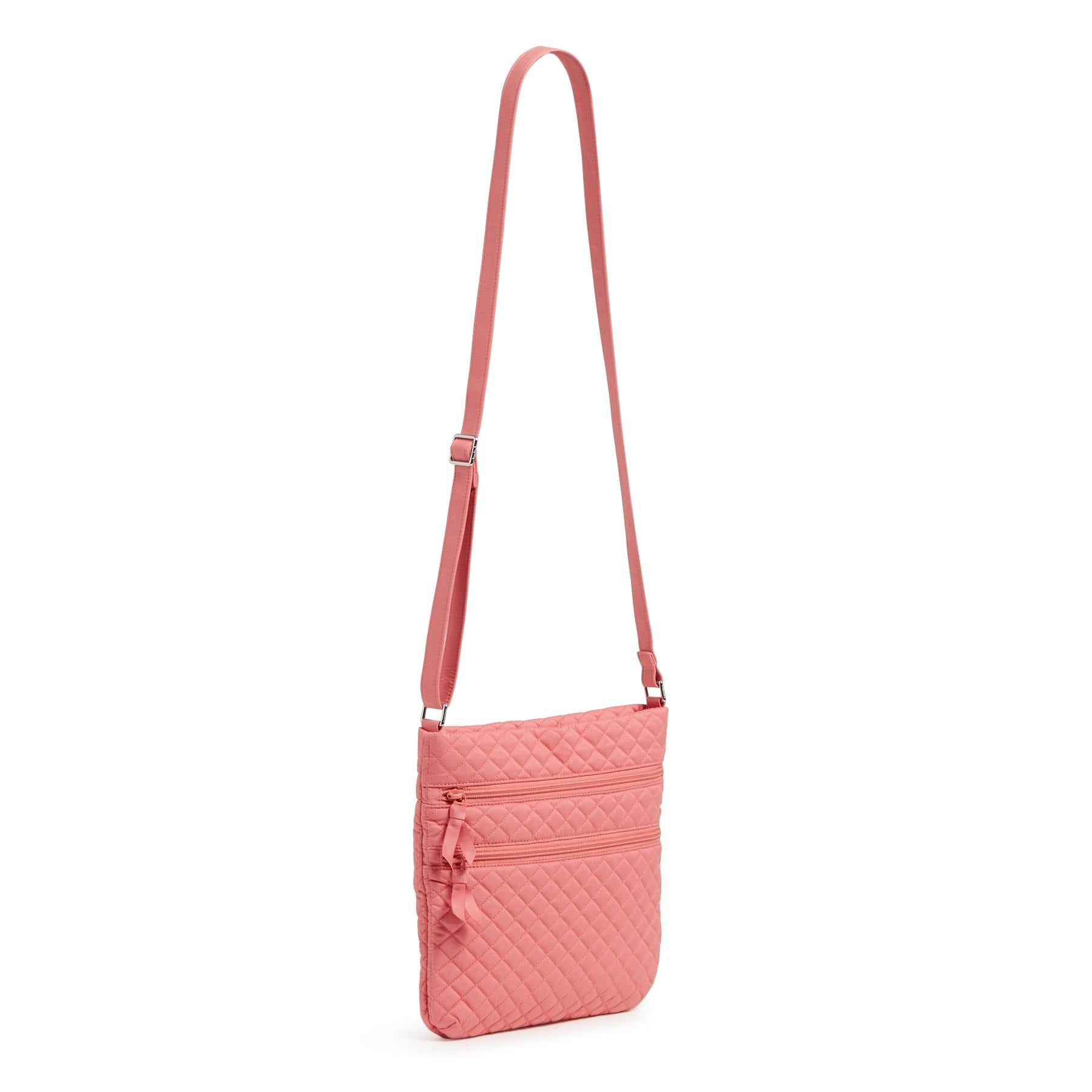 Triple Zip Hipster Crossbody Bag