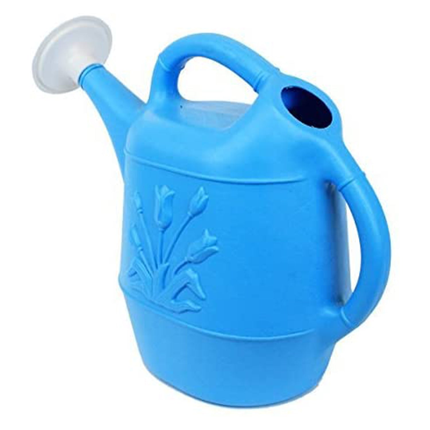 Union Products 2 Gallon Garden Plastic Watering Can， Caribbean Blue， 3 Pack