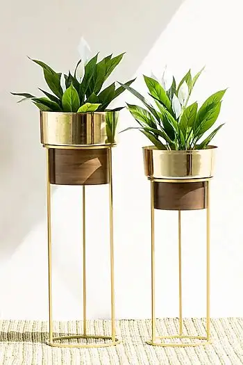 Good Quality Metal Flower Pot Home Garden and Outdoor Decoration Metal Planter Set At Wholesale Price From India