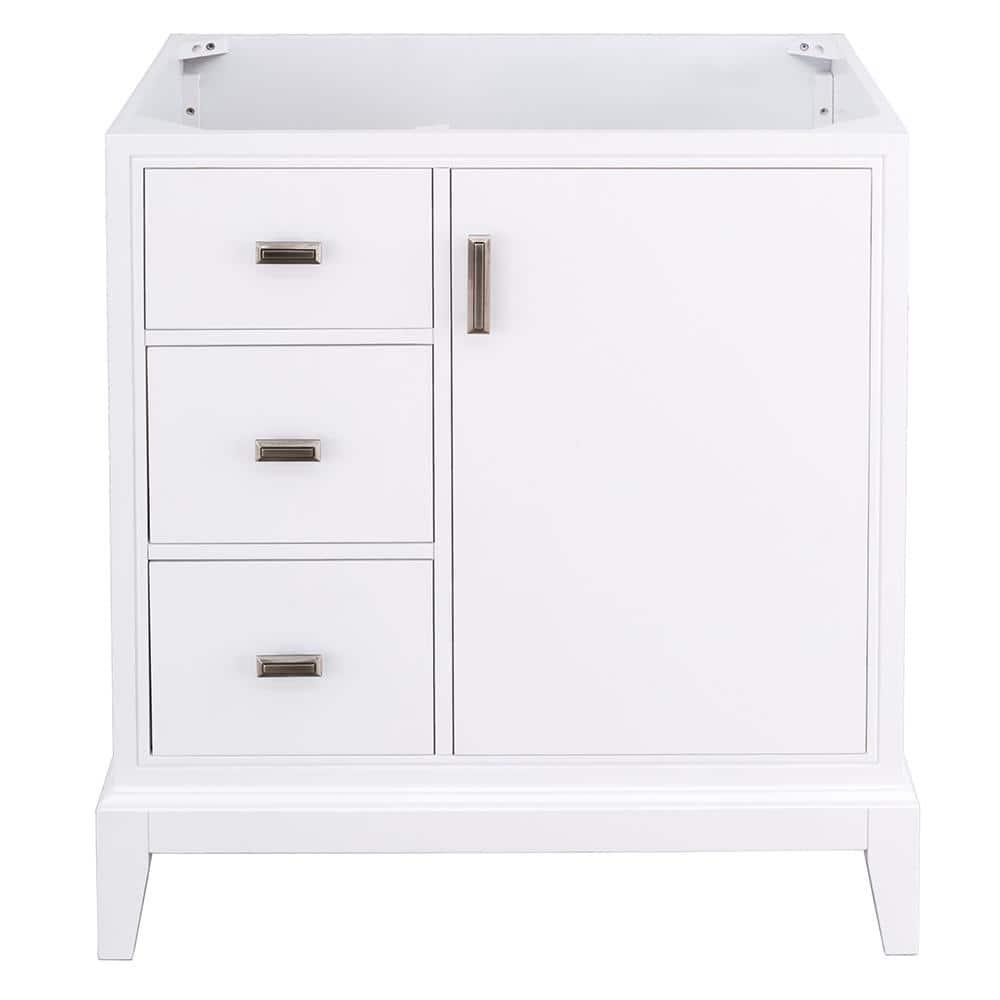 Home Decorators Collection Shaelyn 30 in W x 2175 in D Vanity Cabinet Only in White