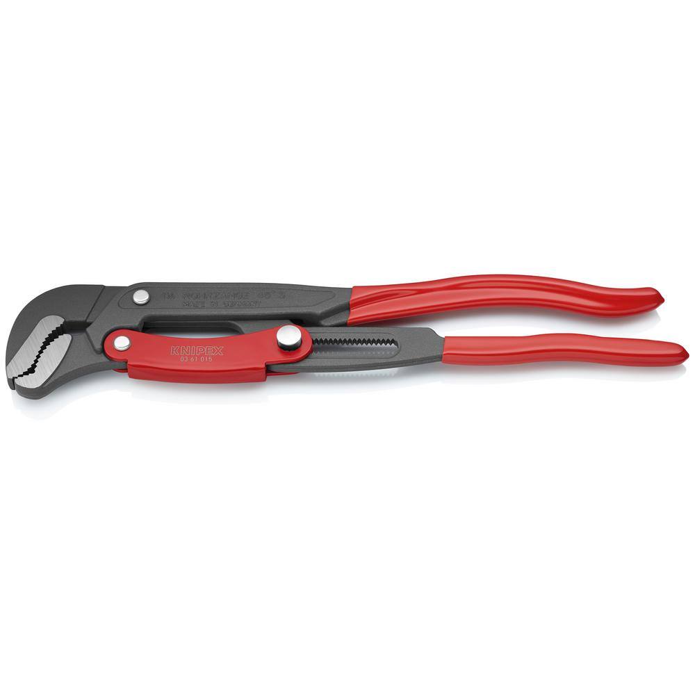 KNIPEX 16-12 in. Rapid Adjust Swedish Pipe Wrench 83 61 015