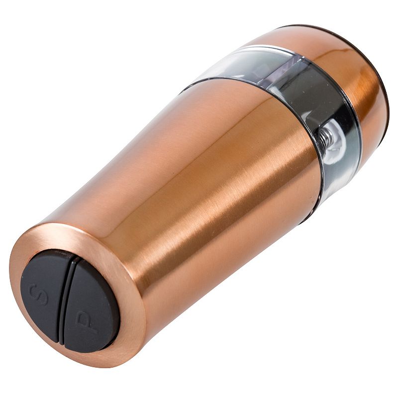 Stainless Steel Copper 2 in 1 Electric Salt and Pepper Grinder