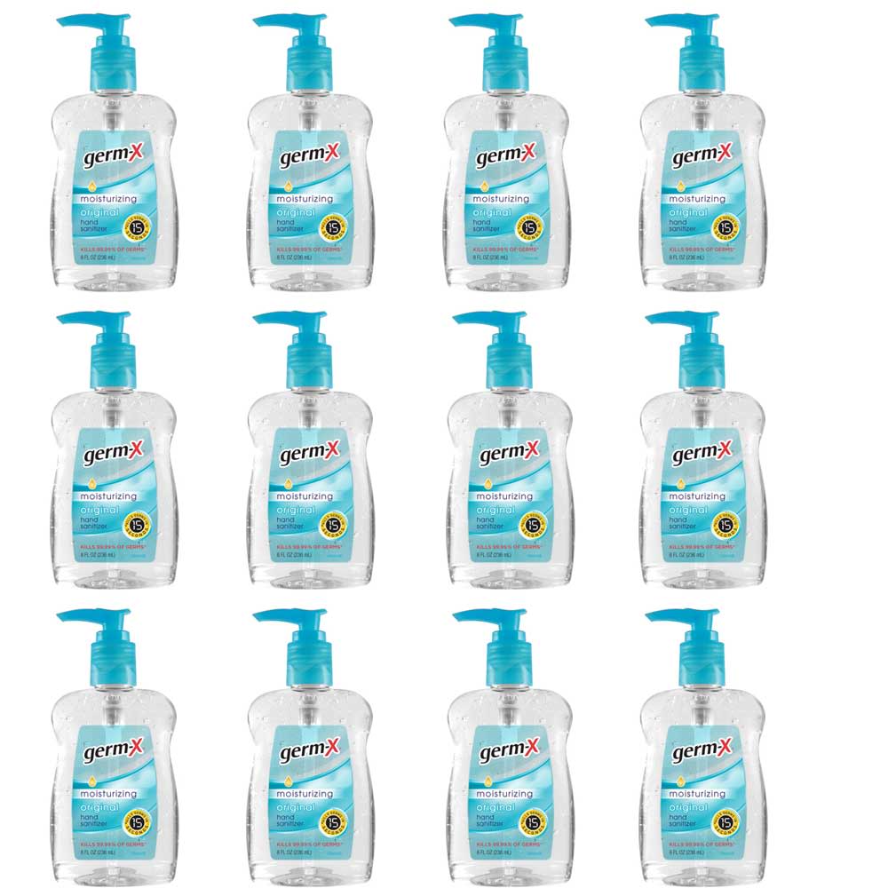 GERM-X 8oz Hand Sanitizer 12pk