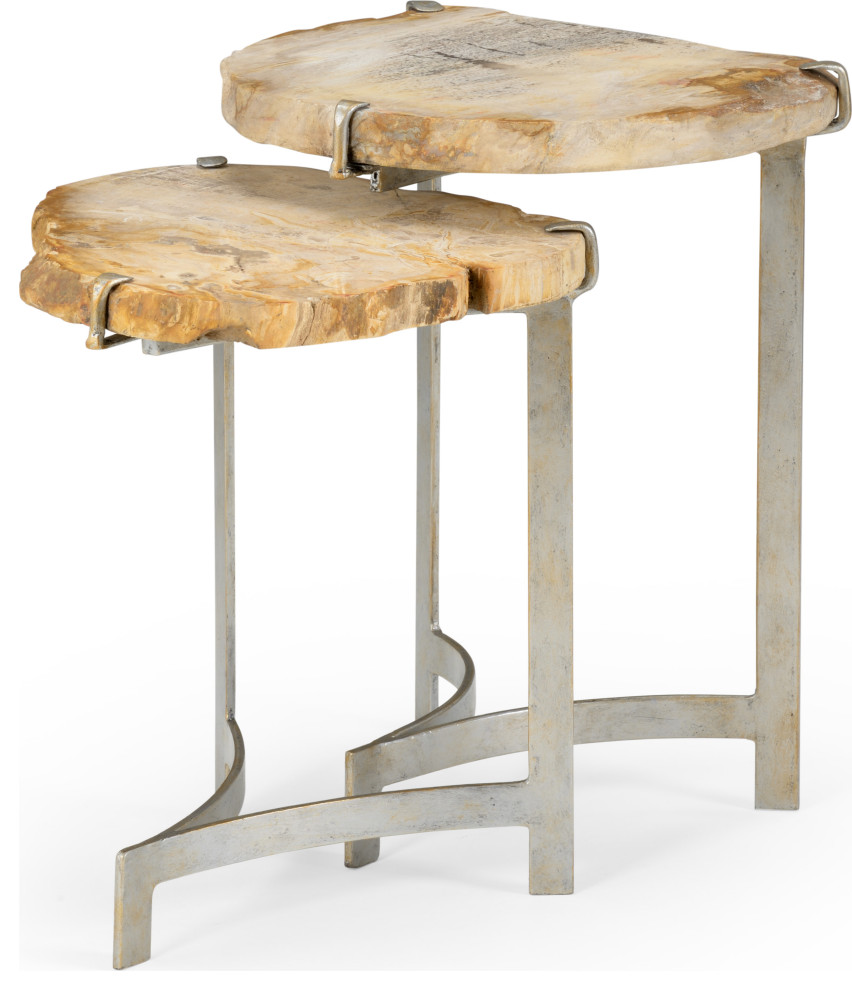 Bedrock Nested Tables   Contemporary   Coffee Table Sets   by HedgeApple  Houzz