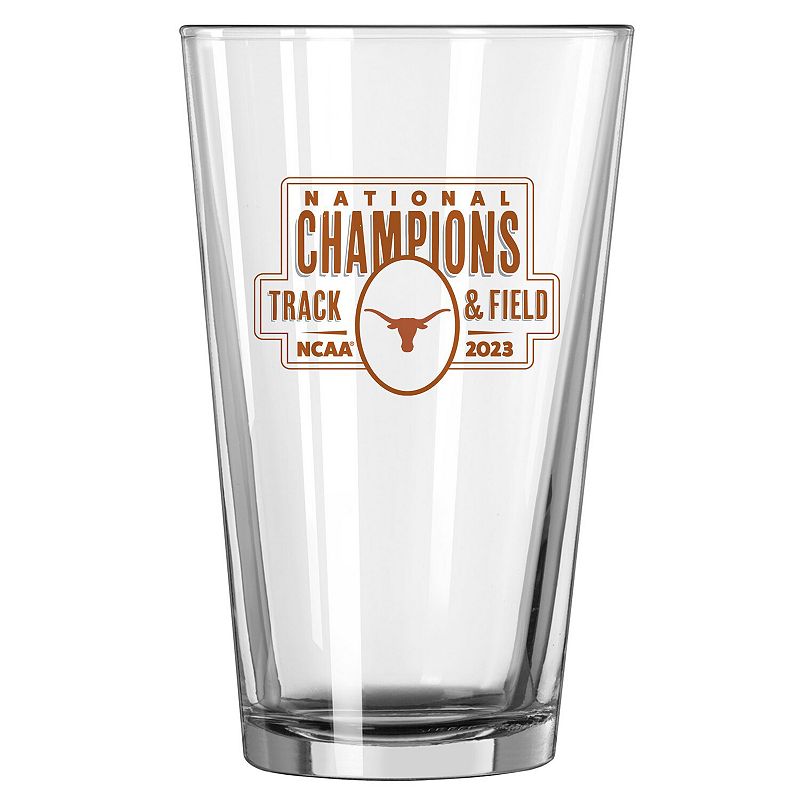 Texas Longhorns 2023 NCAA Women’s Outdoor Track and Field National Champions 16oz. Pint Glass