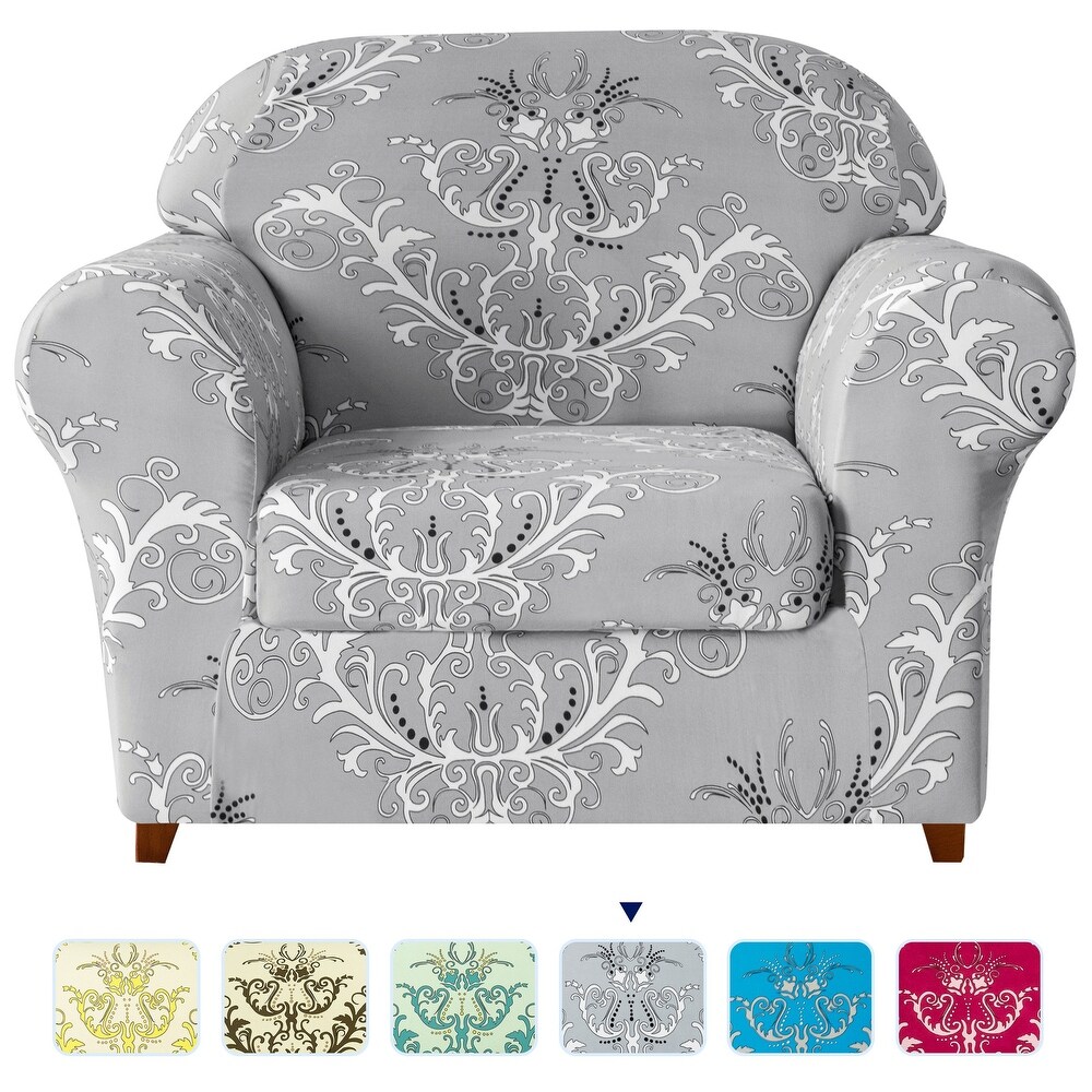 Subrtex Stretch Printed Floral Washable Sofa Slipcover