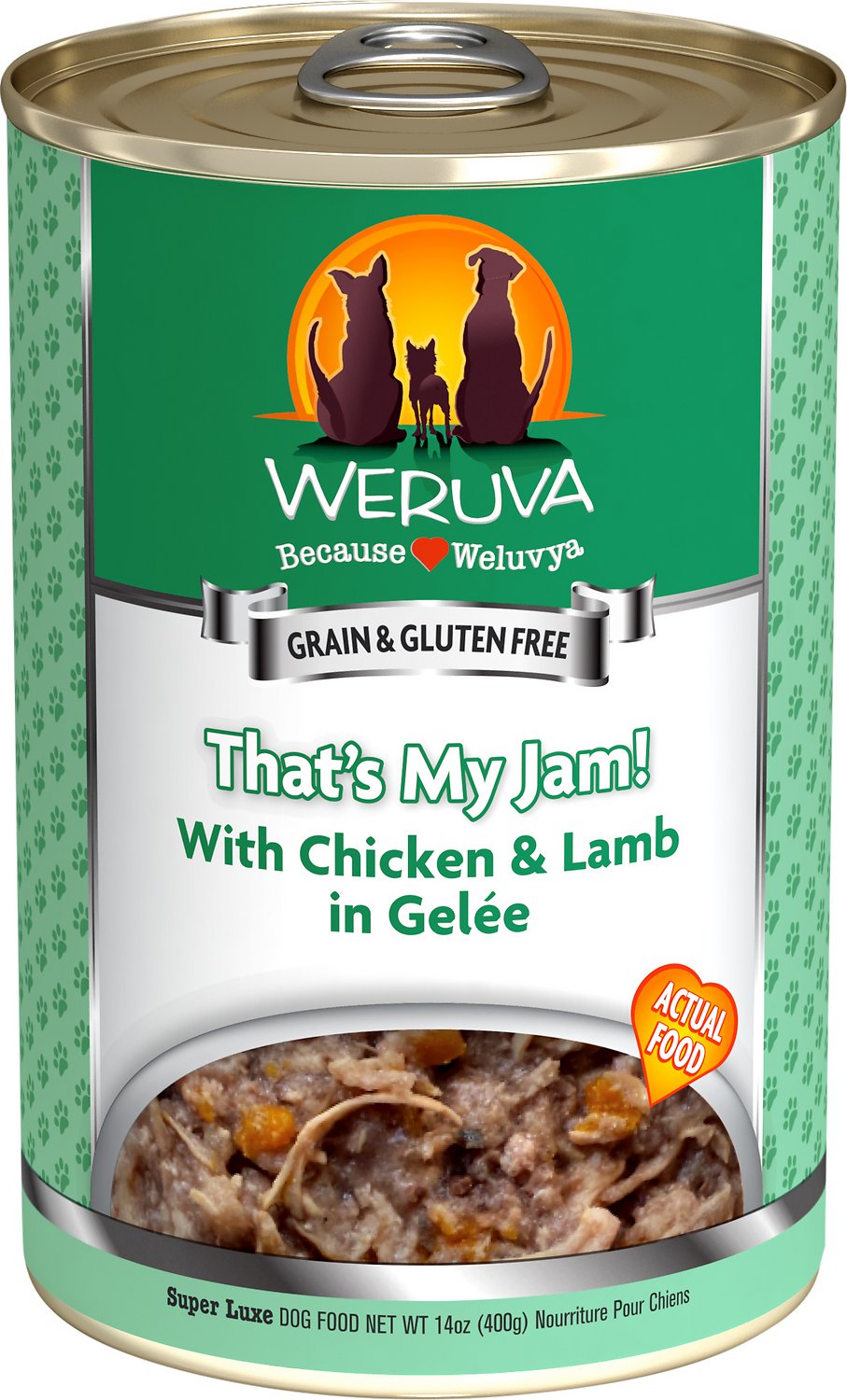 Weruva That My Jam With Chicken and Lamb In Gelee Grain Free Wet Dog F