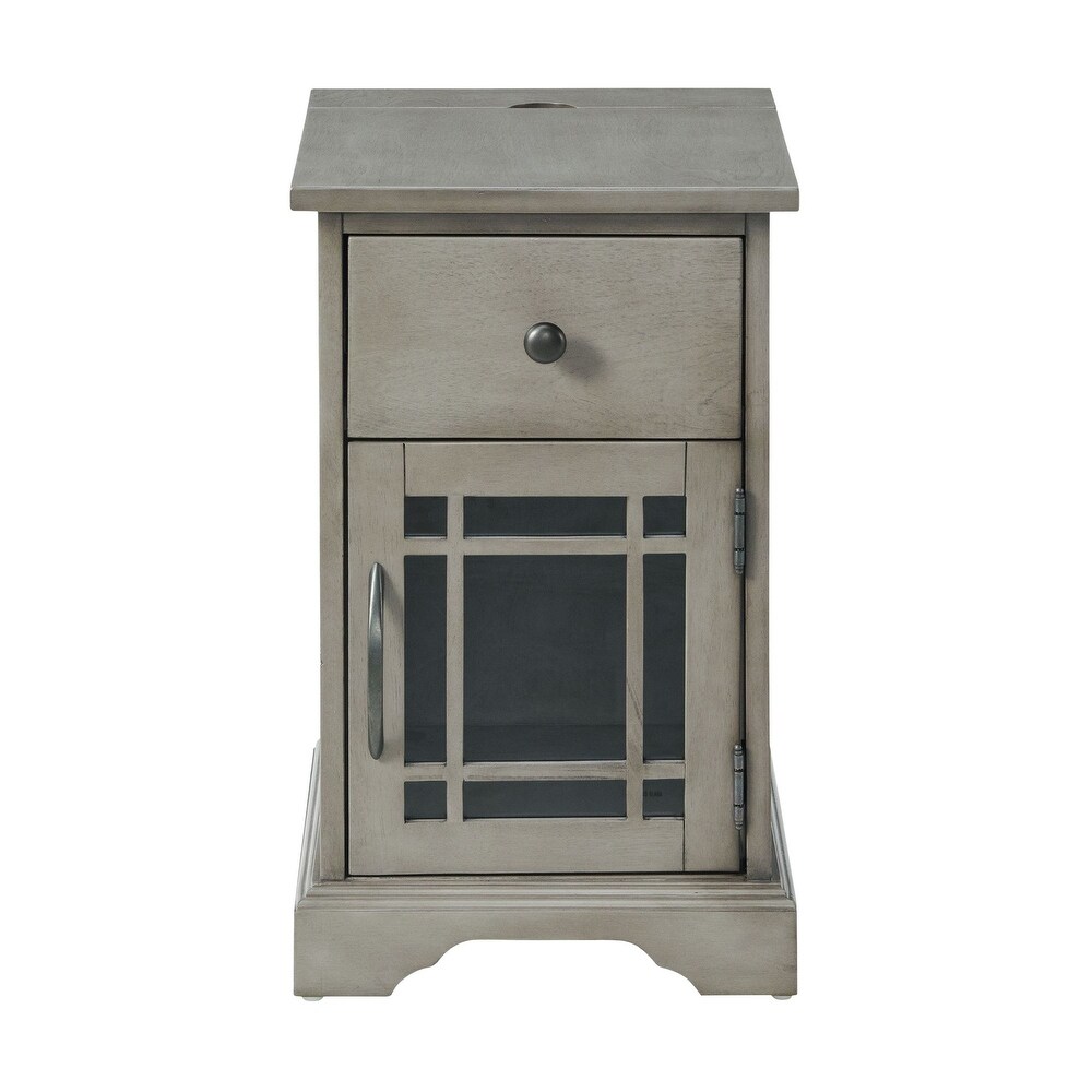 Picket House Furnishings Kian Side Table in Grey