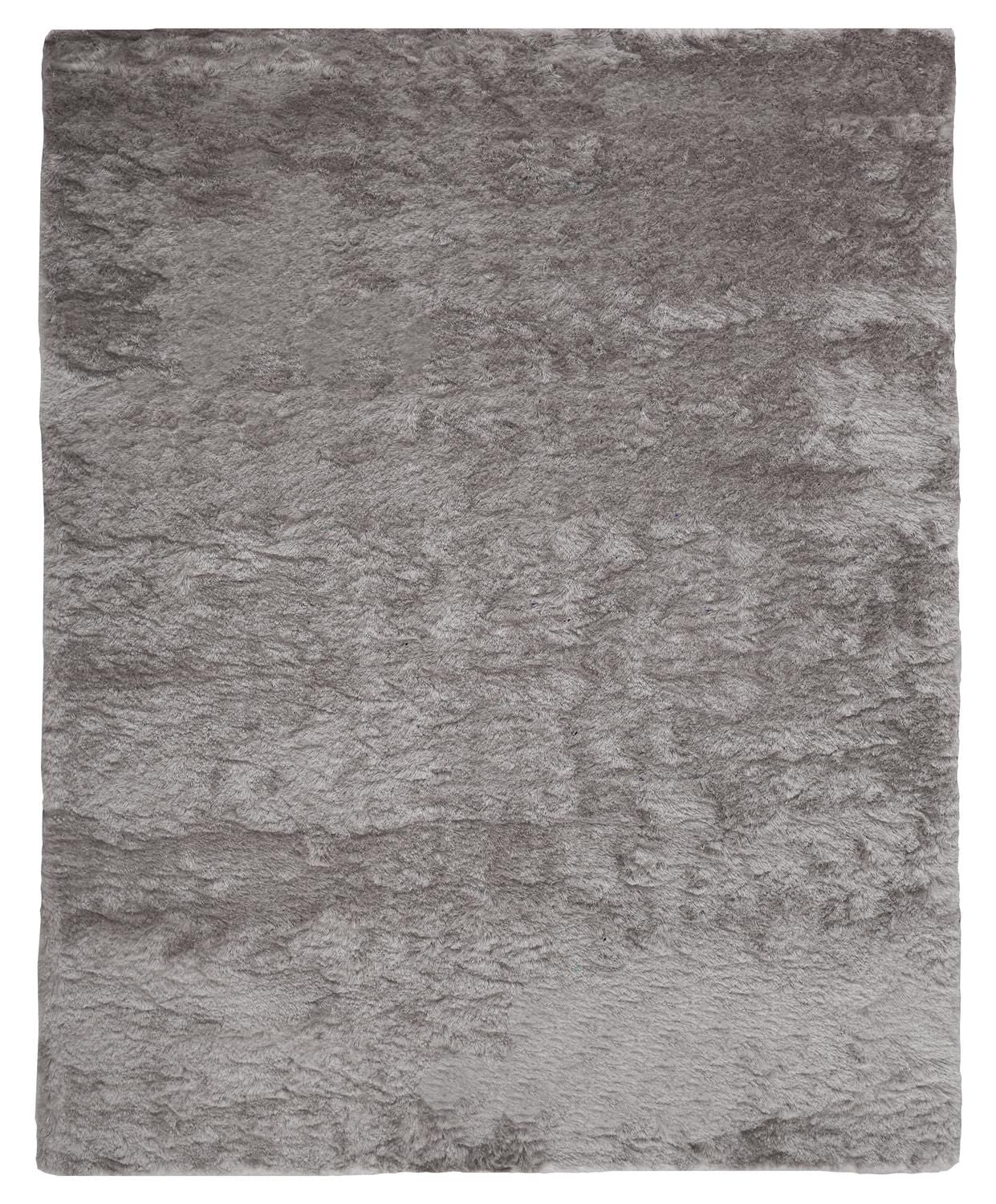 Freya Hand Tufted Silver and White Rug by BD Fine