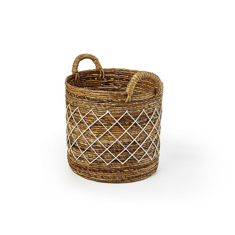 Saddle River Round Lattice Banana Basket 3-piece Set