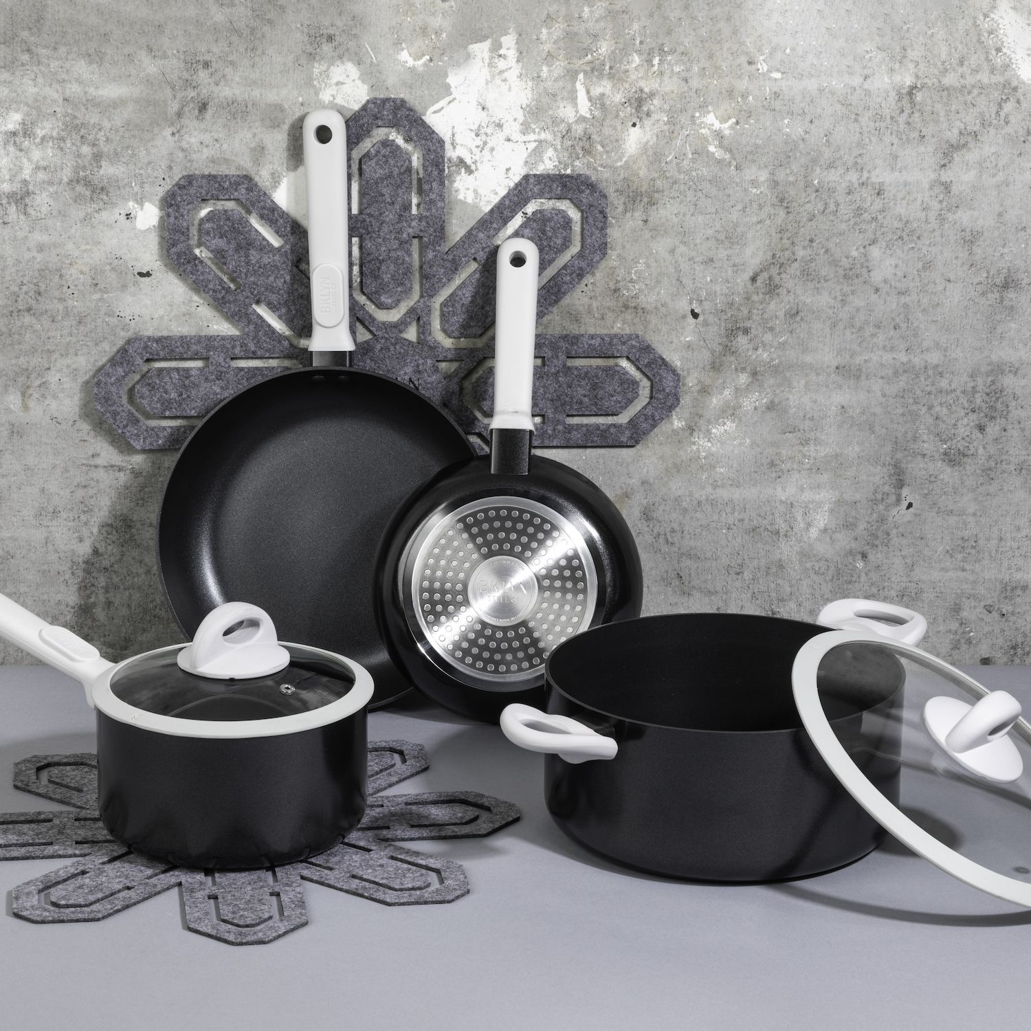 Brooklyn Steel Co. 8-pc. Ultraviolet Ceramic Cookware Set