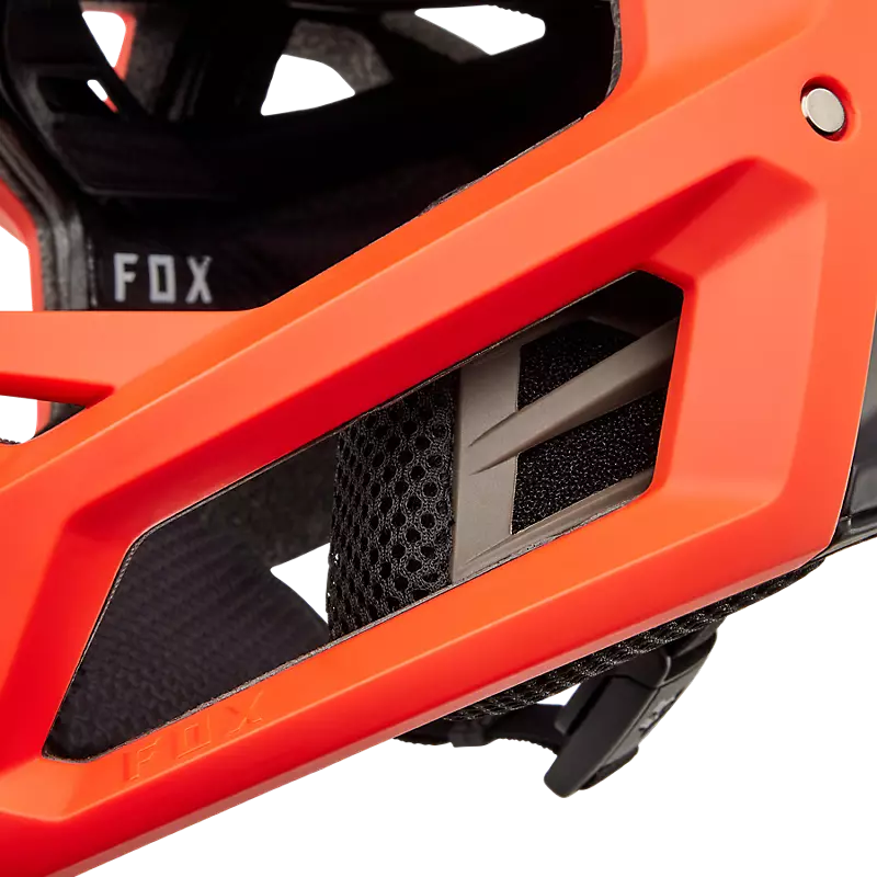Fox Racing Proframe RS Full Face Helmet - NUF - Orange Flame