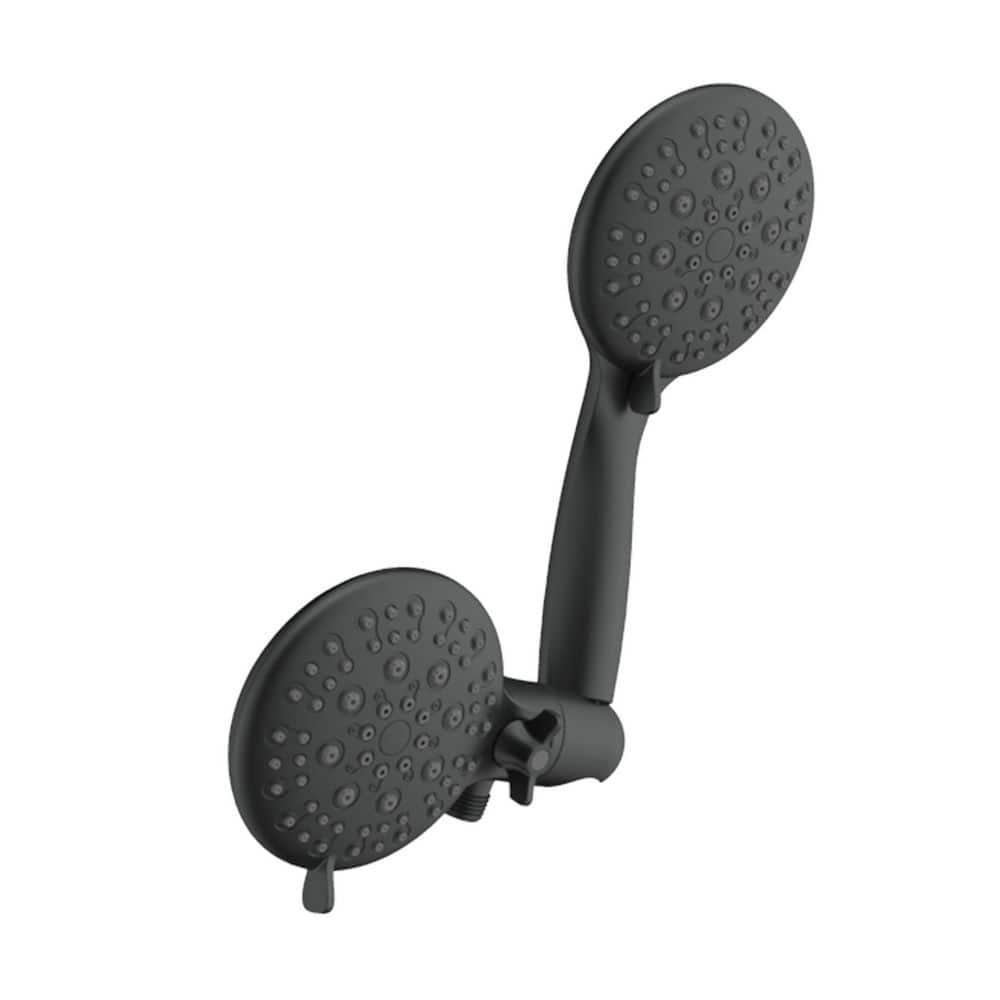 GIVING TREE 2In1 SingleHandle 11Spray Tub and Shower Faucet Handheld Combo with 4 in Shower Head in Matte Black