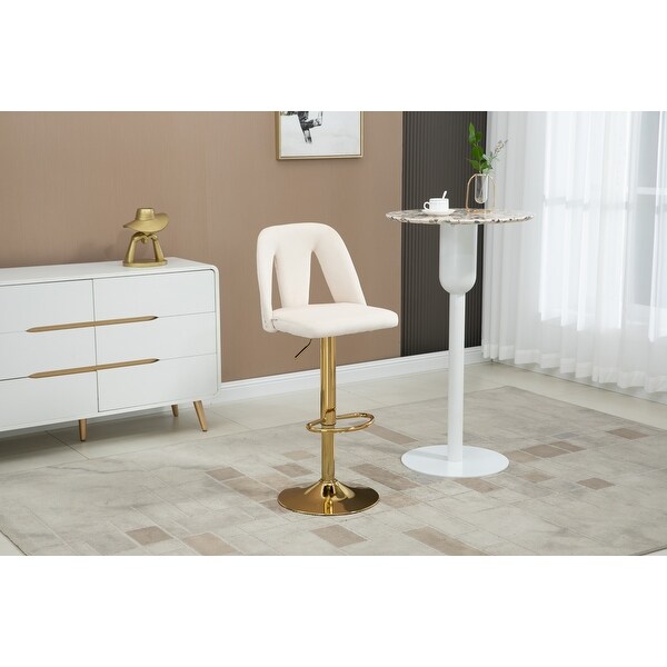 Mordern Bar Stools with Back and Footrest bar Chairs