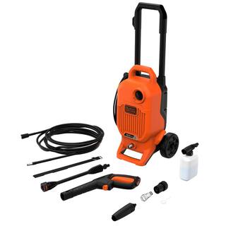 BLACK+DECKER 1700 PSI 1.2 GPM Cold Water Electric Pressure Washer with Integrated Wand and Hose Storage BEPW1700