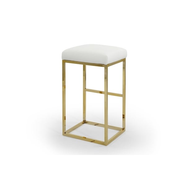 Chic Home Valerie PU Leather Upholstered Bar/Counter Stool