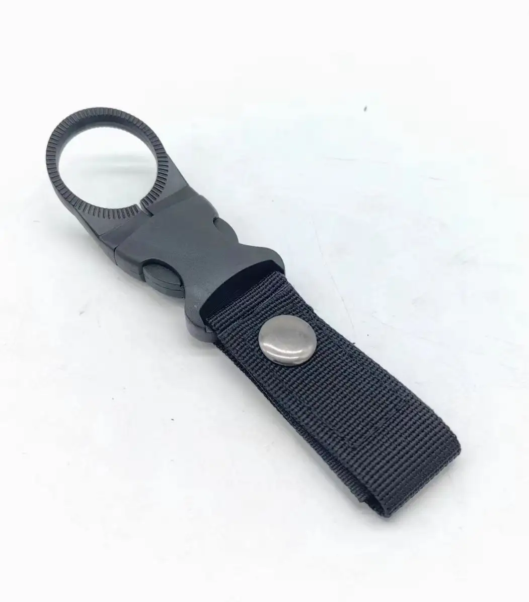 Portable Belt Hanging Buckle Ring For Camping Hiking Traveling Keychain Water Bottle Holder Clip