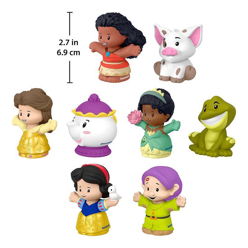 Disney Princess Little People Story Duos 8-Pack Figures by Fisher-Price