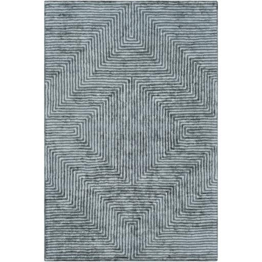 Quartz Viscose Sage Rug in Various Sizes