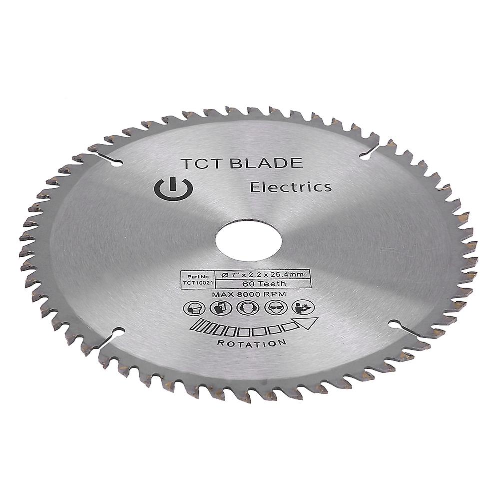 7” (180mm) 60 Teeth Carbide Circular Saw Blade Cutting Disc for Wood Plastic