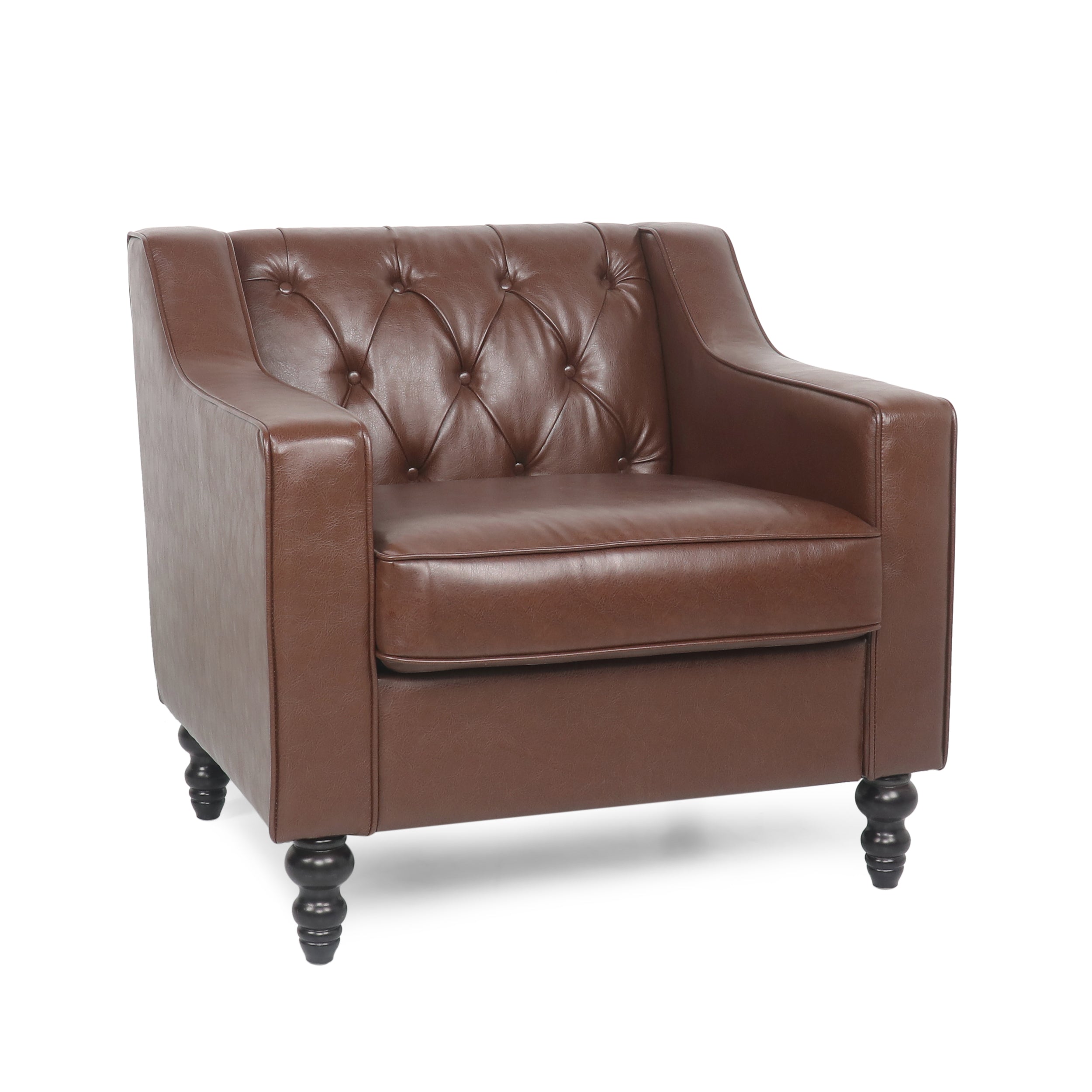 Bluewater Contemporary Tufted Club Chair