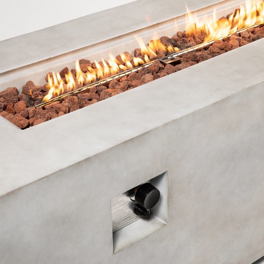 70 in Large Fire Pit Table With 60000 BTU/19kW Heat Output