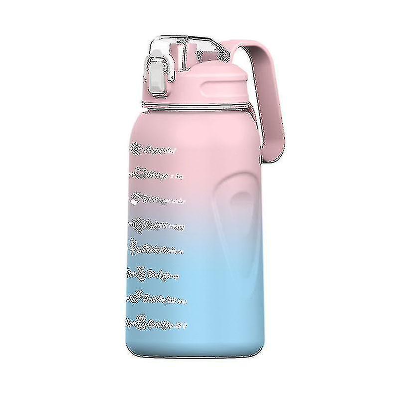 2l Large-capacity Space Cup Outdoor Frosted Sports Kettle Gradient Col A