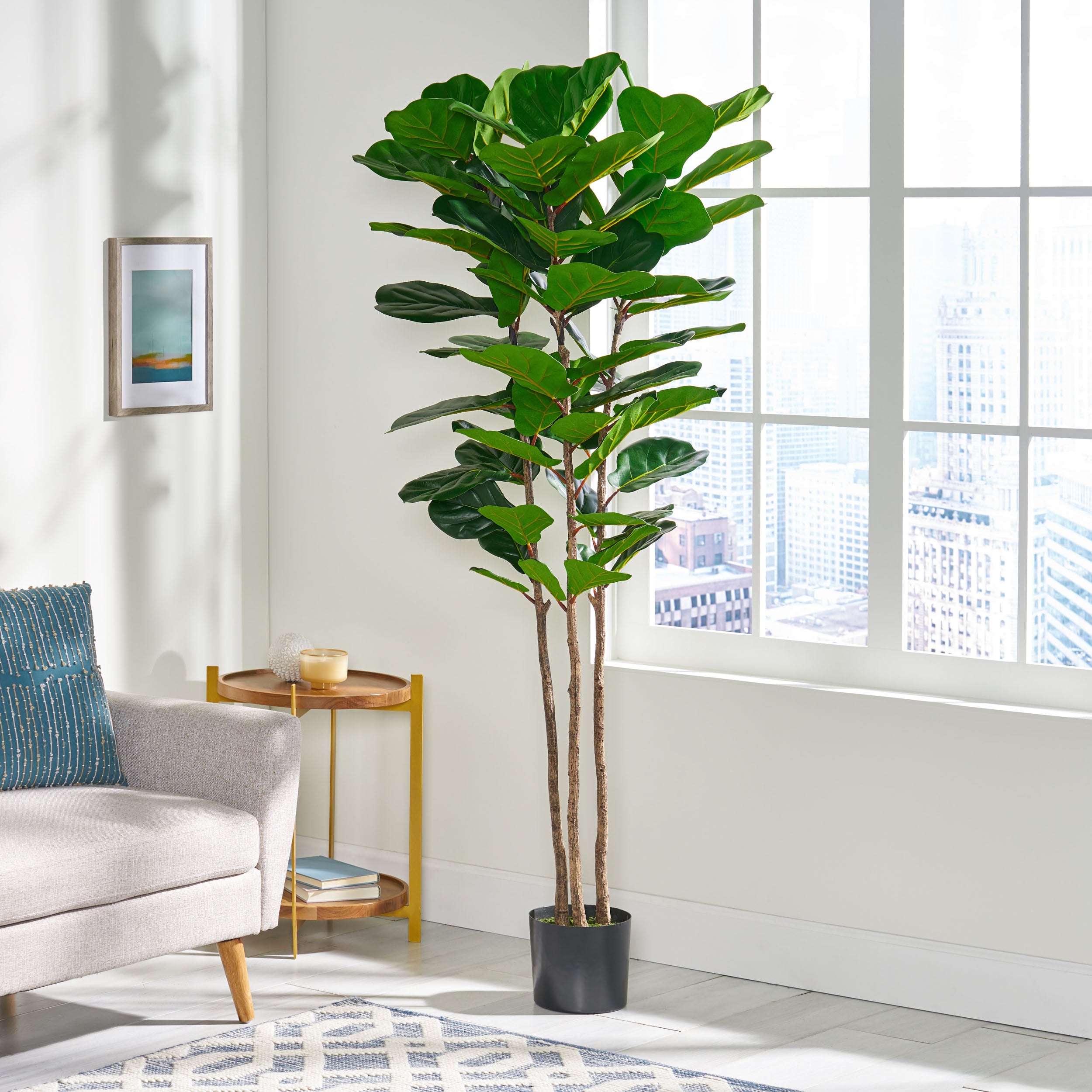 Stilwell Artificial Fiddle-Leaf Fig Tree