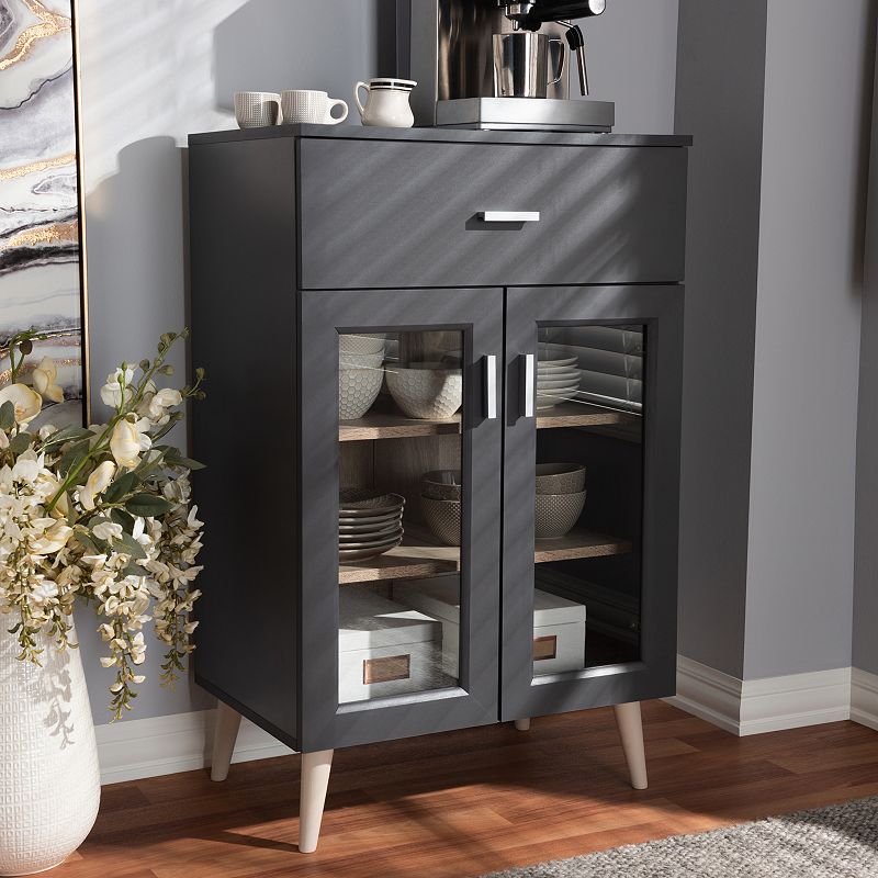 Baxton Studio Jonas Kitchen Storage Cabinet