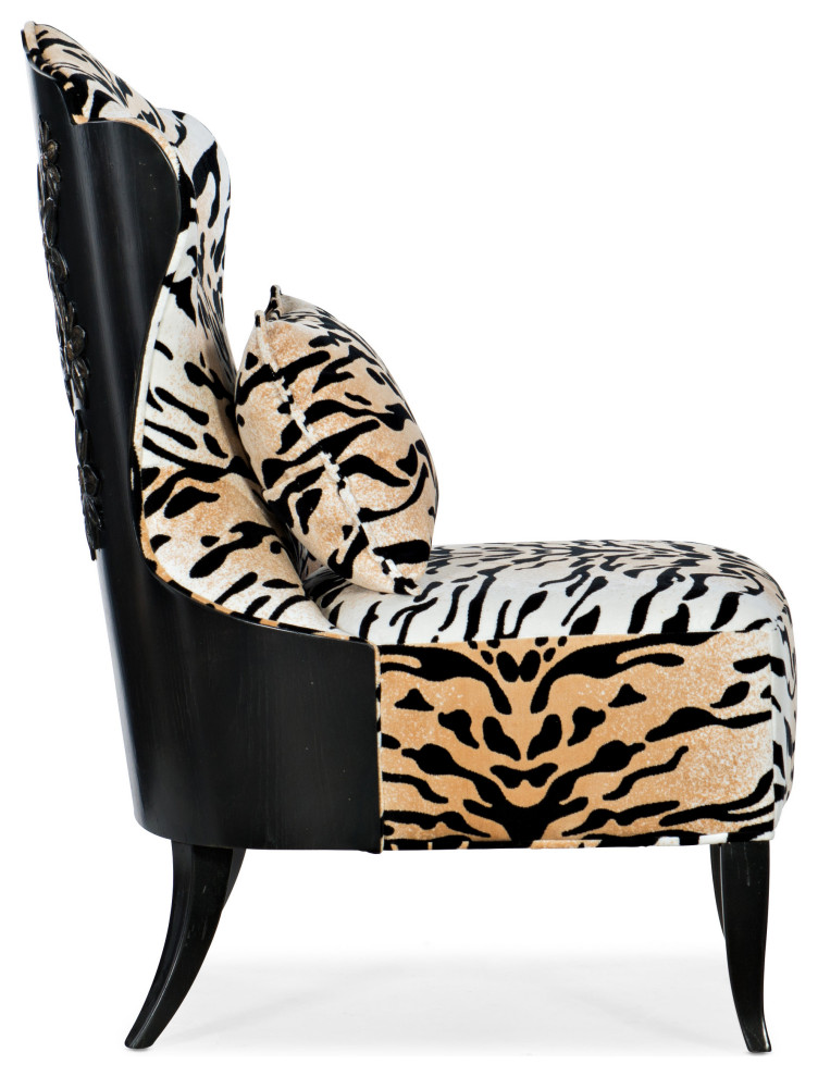 Sanctuary Belle Fleur Slipper Chair   Contemporary   Armchairs And Accent Chairs   by Hooker Furniture  Houzz