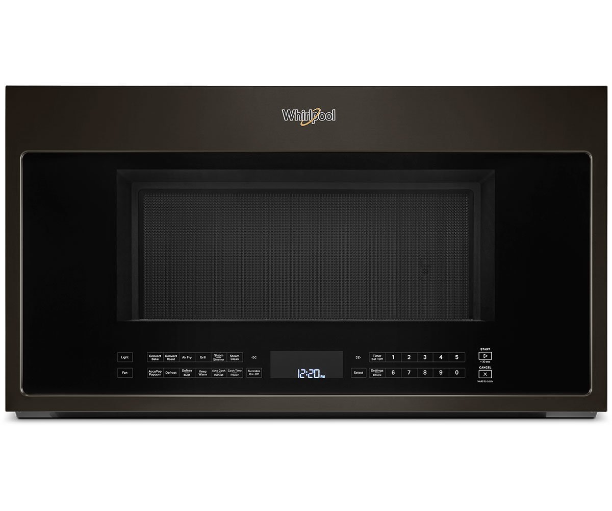 Whirlpool 1.9 Cu. Ft. Fingerprint Resistant Black Stainless Steel Microwave With Air Fry Mode