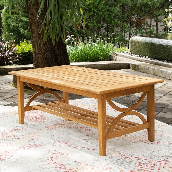 Cambridge Casual Lowell 5piece Teak Wood Outdoor Conversation Set with cushion