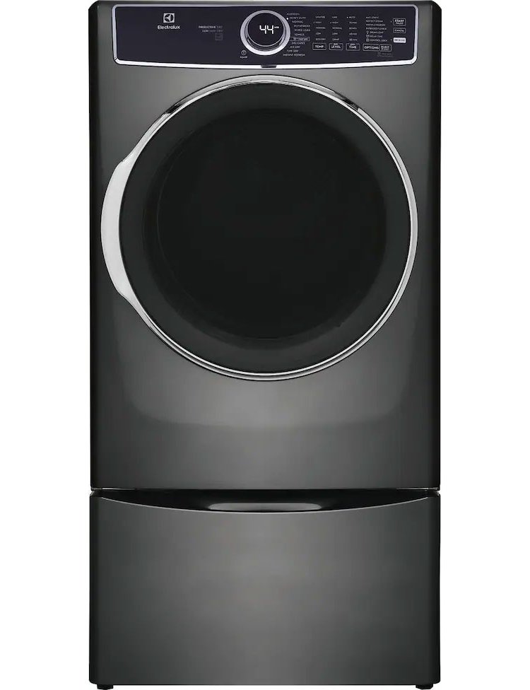 Electrolux 8 Cu. Ft. Titanium Front Load Perfect Steam Gas Dryer With LuxCare Dry and Instant Refresh