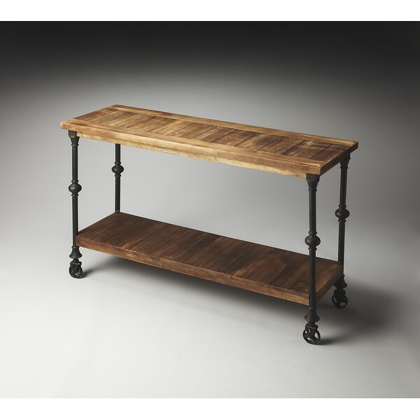 Handmade Butler Fontainebleau Industrial Chic Console Table (India)