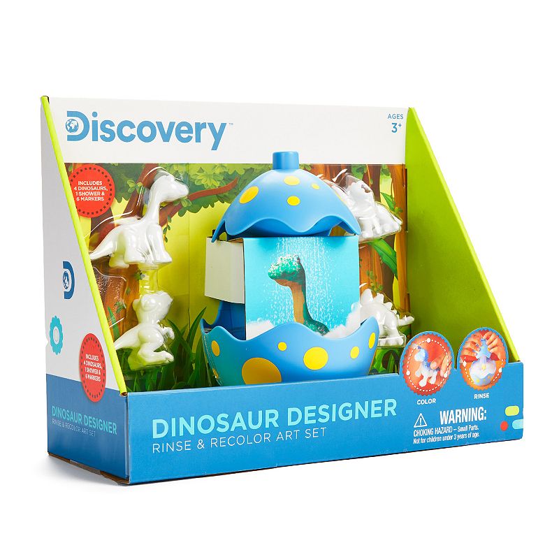 Discovery Dinosaur Designer Rinse and Recolor Art Set