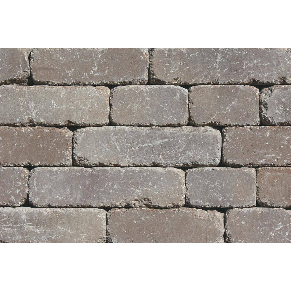 Rockwood Retaining Walls Lakeland I 8 in. L x 12 in. W x 4 in. H Santa Fe Tumbled Concrete Garden Wall Block (20-Pieces6.5 sq.ft.pack) 3000380