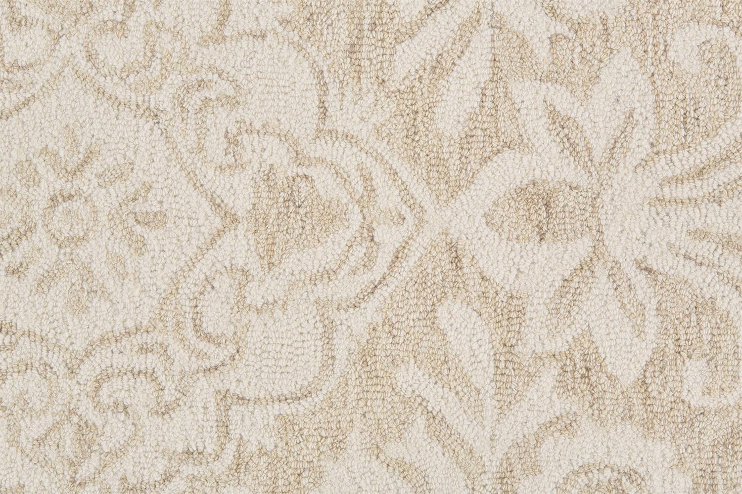 Natal Hand Tufted Tan and Ivory Rug by BD Fine