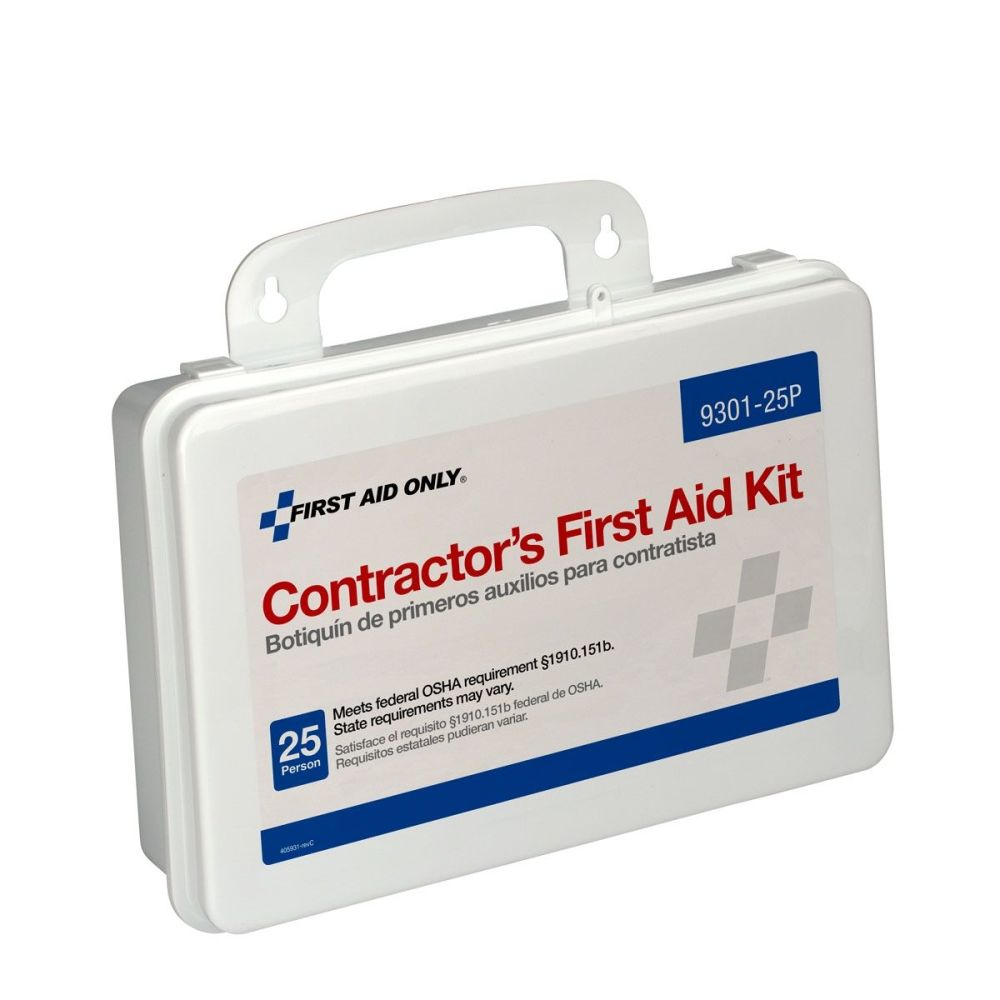 First Aid Only 25 Person Plastic Case Contractor First Aid Kit