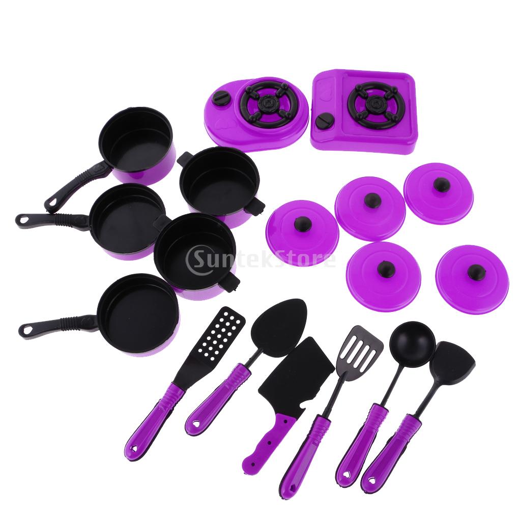 13 Piece Cooking Toys Kitchen Pretend Play Kitchen Accessories with Pots and Pans Cookware Gifts for Toddler and Boys Girls