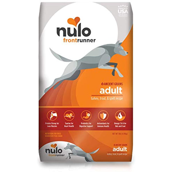 Nulo Frontrunner Turkey， Trout and Spelt Adult Dry Dog Food