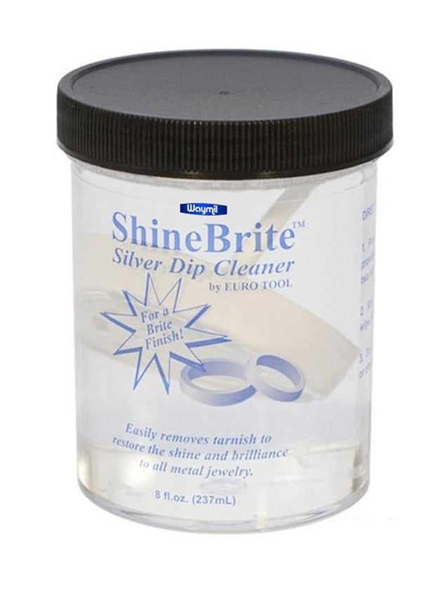 Shinebrite Jewelry Silver Dip Cleaner Remove Tarnish & Oxidation, Also For Gold