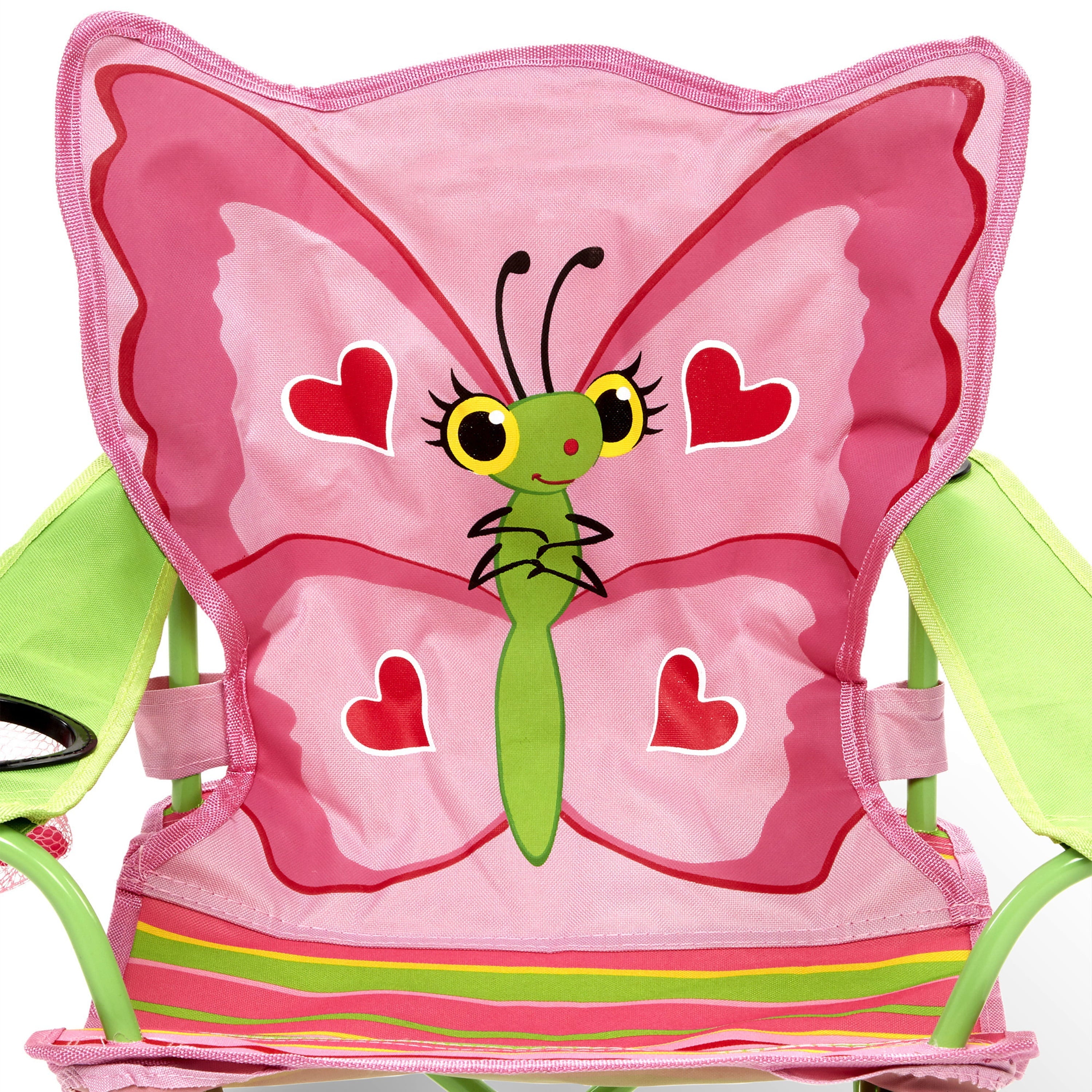 Melissa & Doug Sunny Patch Bella Butterfly Outdoor Folding Lawn and Camping Chair