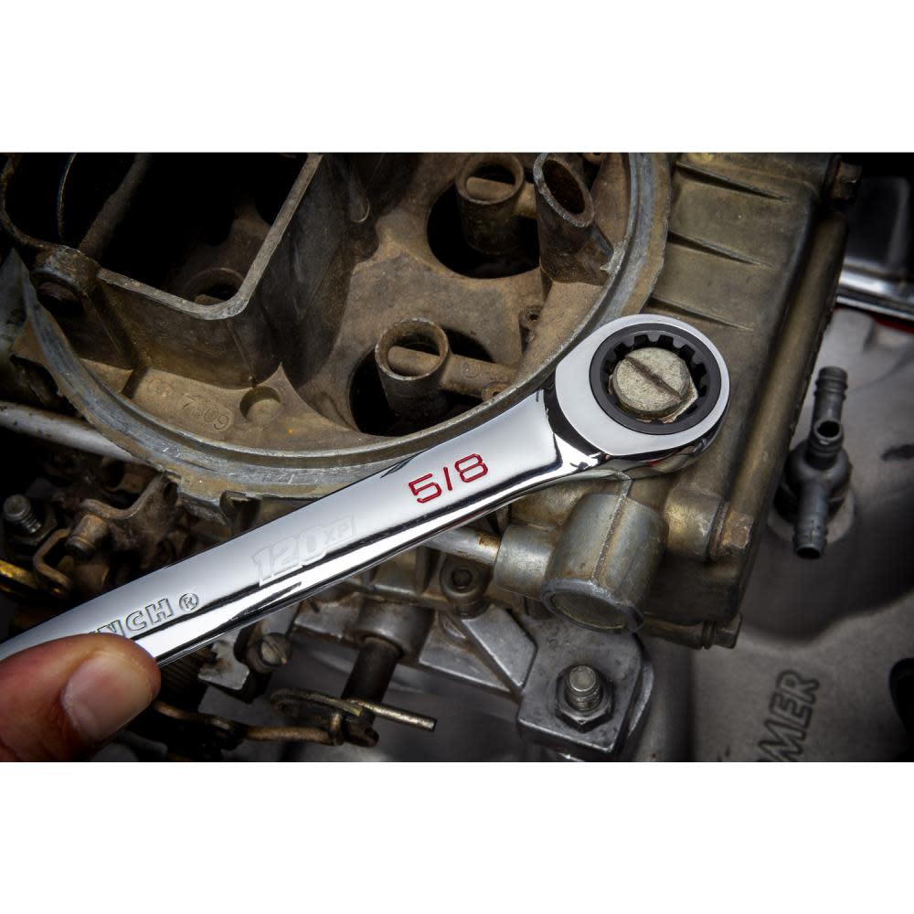 120XP™ Combination Ratcheting Wrench， Universal Spline XL， 1 In. ;