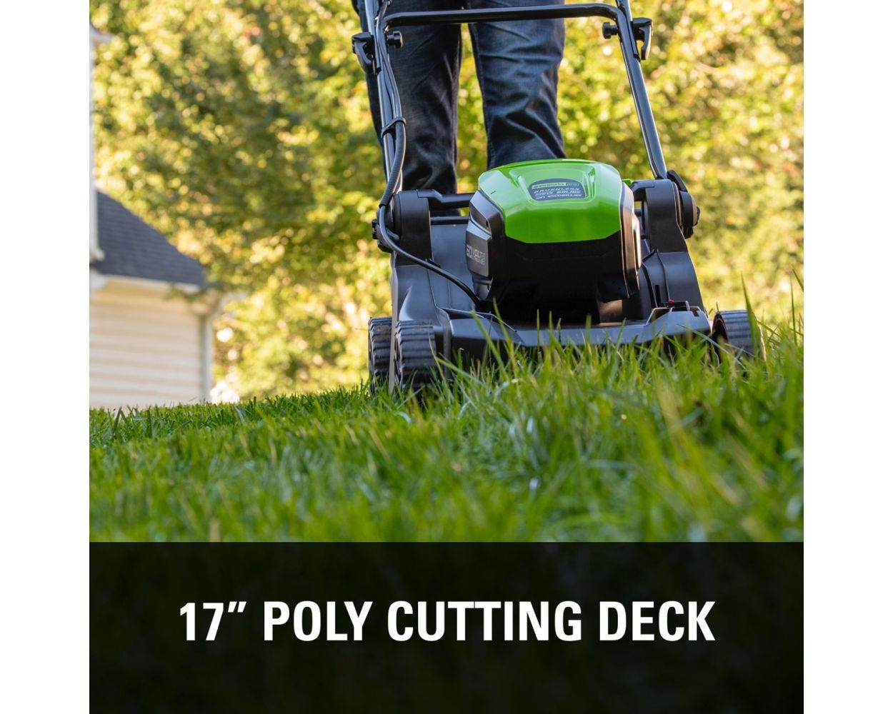 60V 17-Inch Cordless Lawn Mower | Greenworks Pro