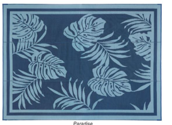 Faulkner FLK-48896 9 x 12 ft. Paradise Mat - Blue