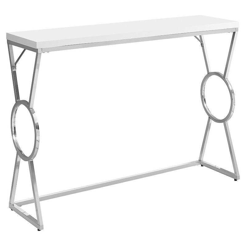 Monarch Contemporary Geometric Entryway Console Table